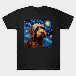 Wirehaired Pointing Griffon Night T-Shirt